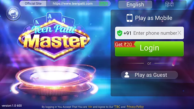 Teen Patti Master Game Interface
